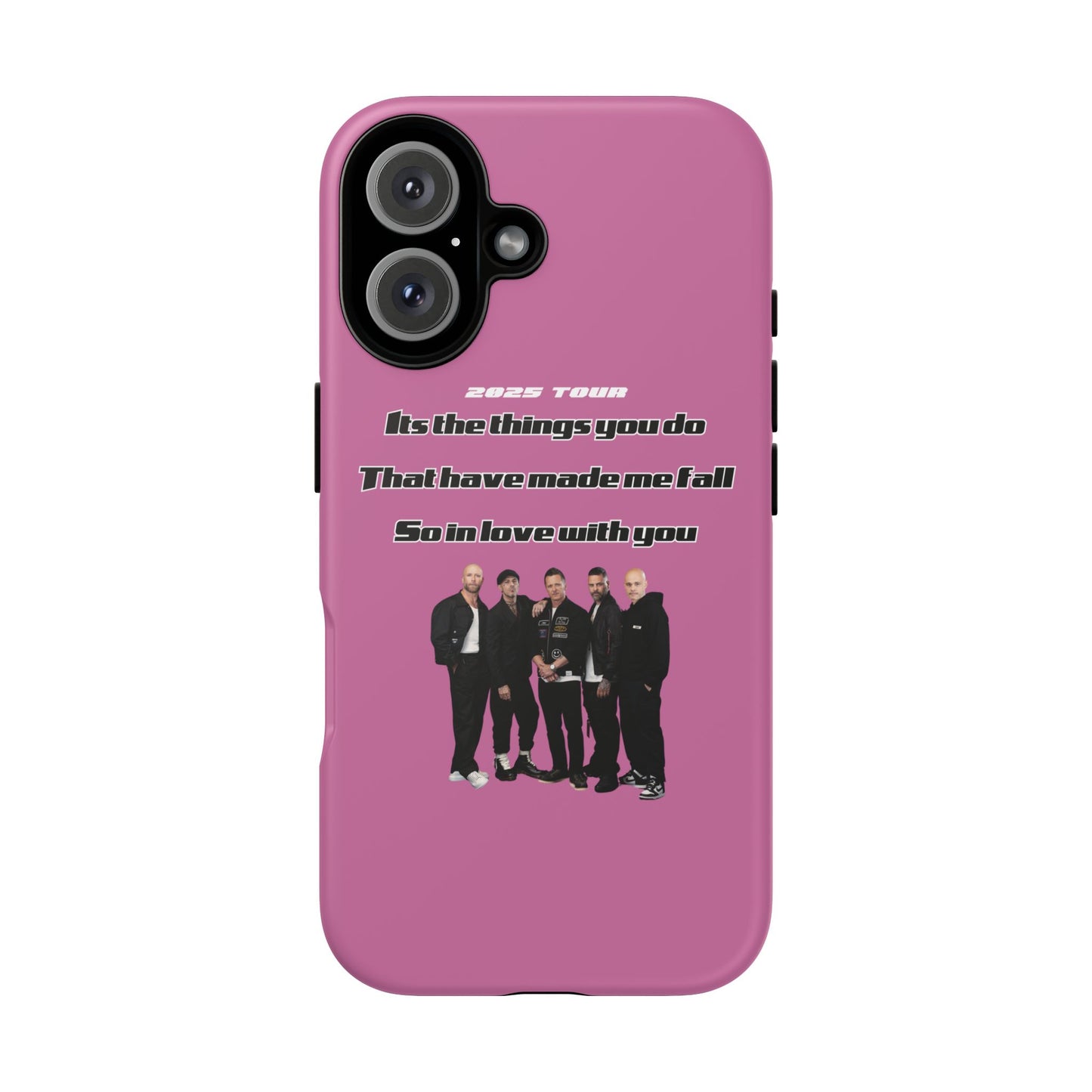 Original Five Fan Tough Case - 2025 Tour Edition unofficial Five boyband 5ive merchandise