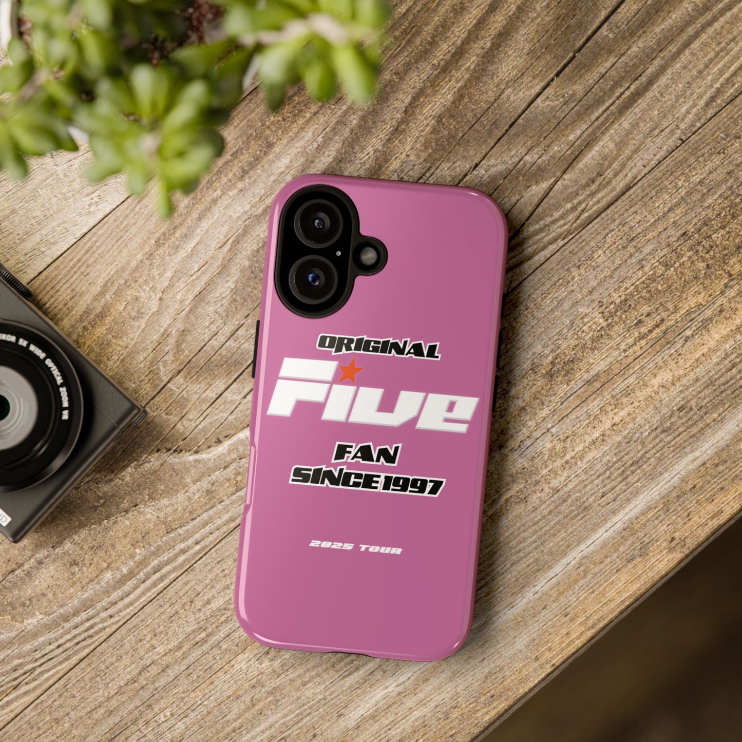 Original Five Fan Tough Case - 2025 Tour Edition unofficial Five boyband 5ive merchandise