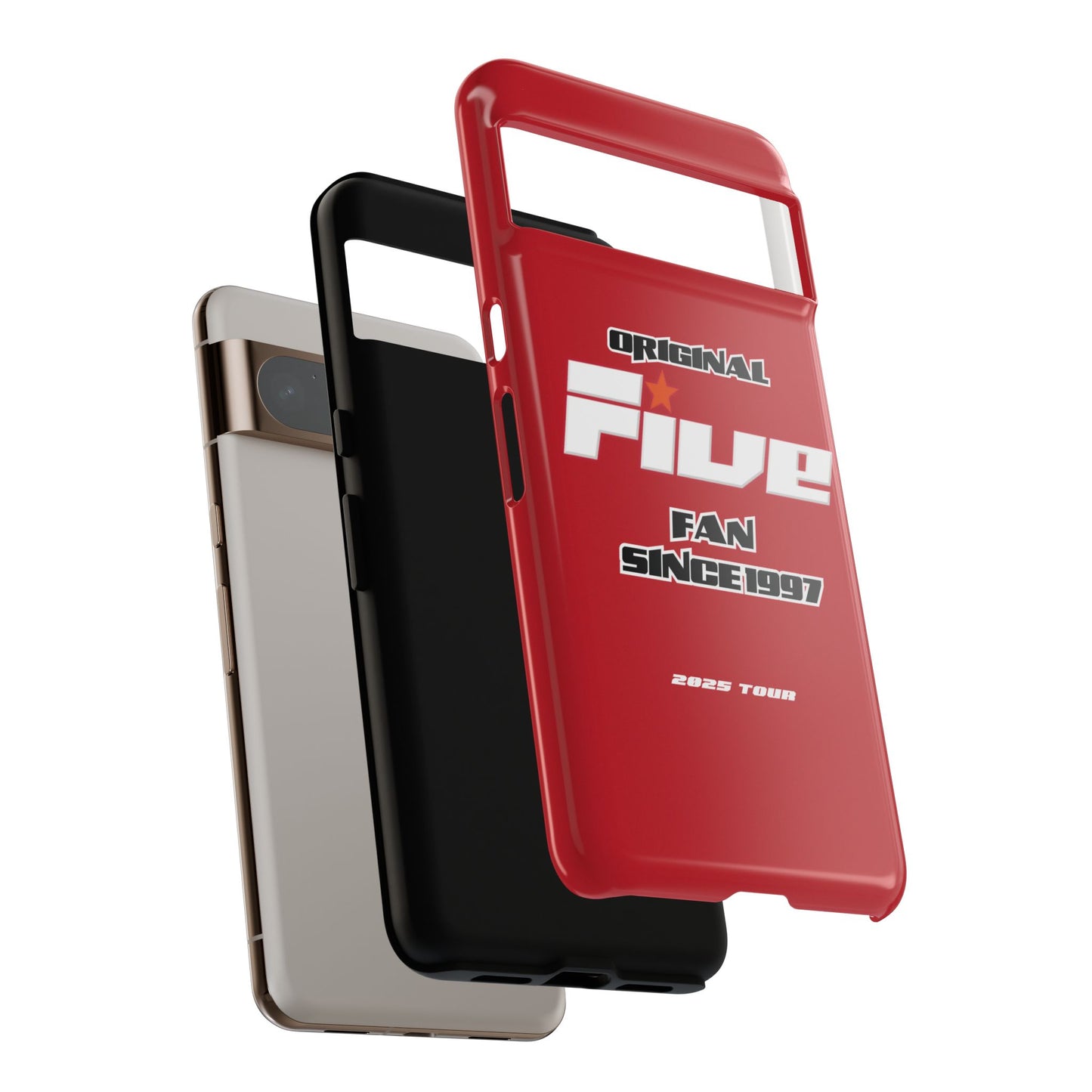 Original Five Fan Tough Case - 2025 Tour Edition unofficial Five boyband 5ive merchandise