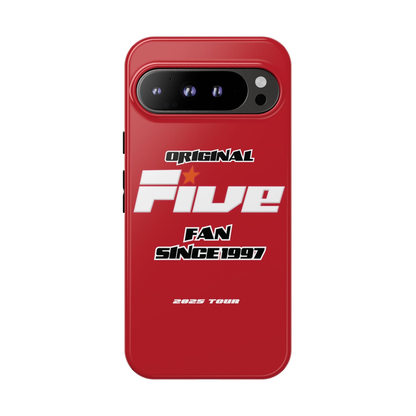 Original Five Fan Tough Case - 2025 Tour Edition unofficial Five boyband 5ive merchandise