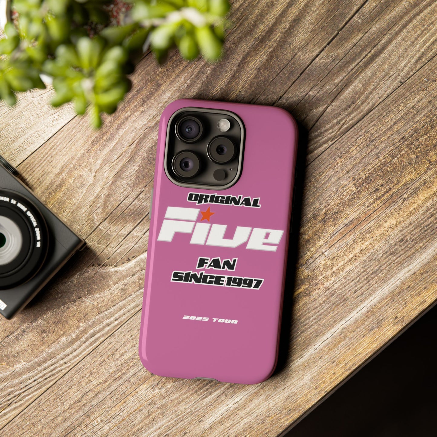 Original Five Fan Tough Case - 2025 Tour Edition unofficial Five boyband 5ive merchandise
