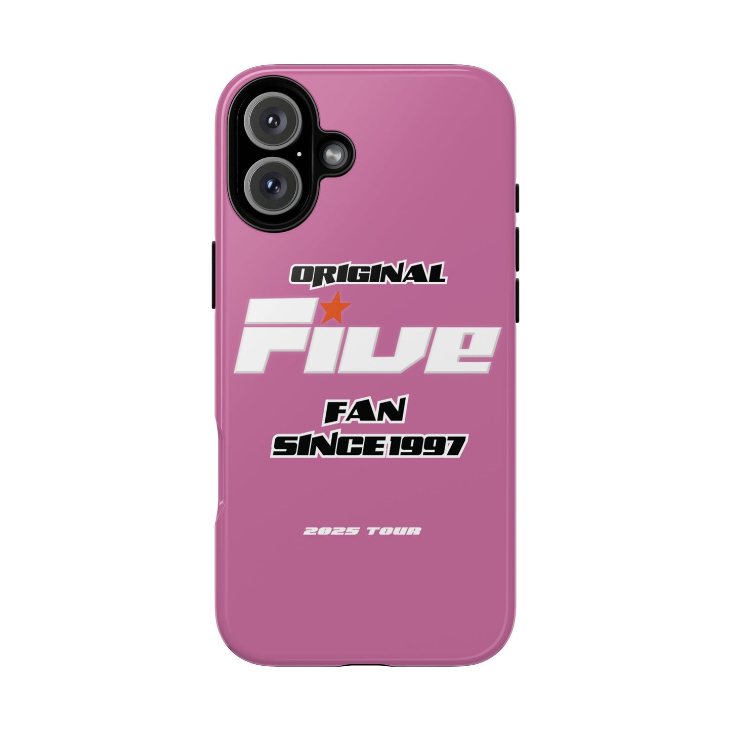 Original Five Fan Tough Case - 2025 Tour Edition unofficial Five boyband 5ive merchandise