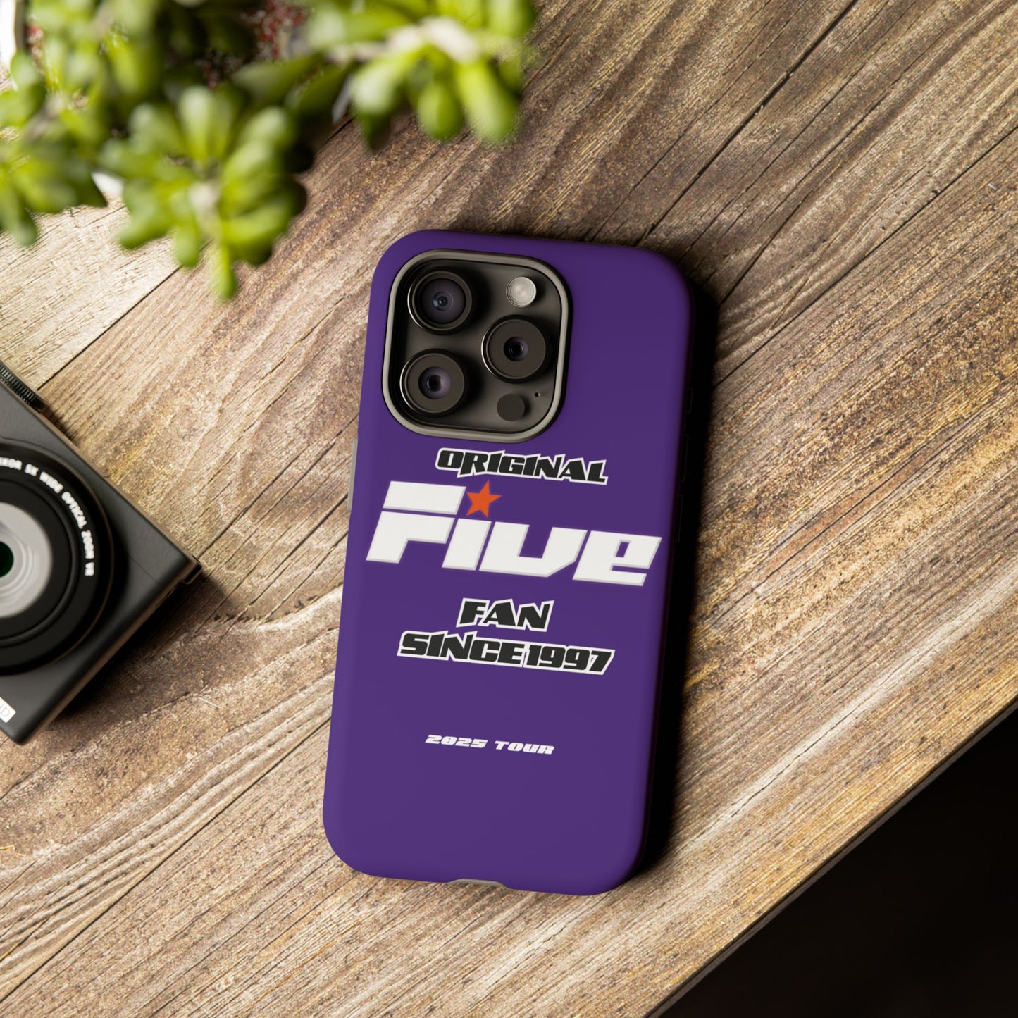 Original Five Fan Tough Case - 2025 Tour Edition unofficial Five boyband 5ive merchandise