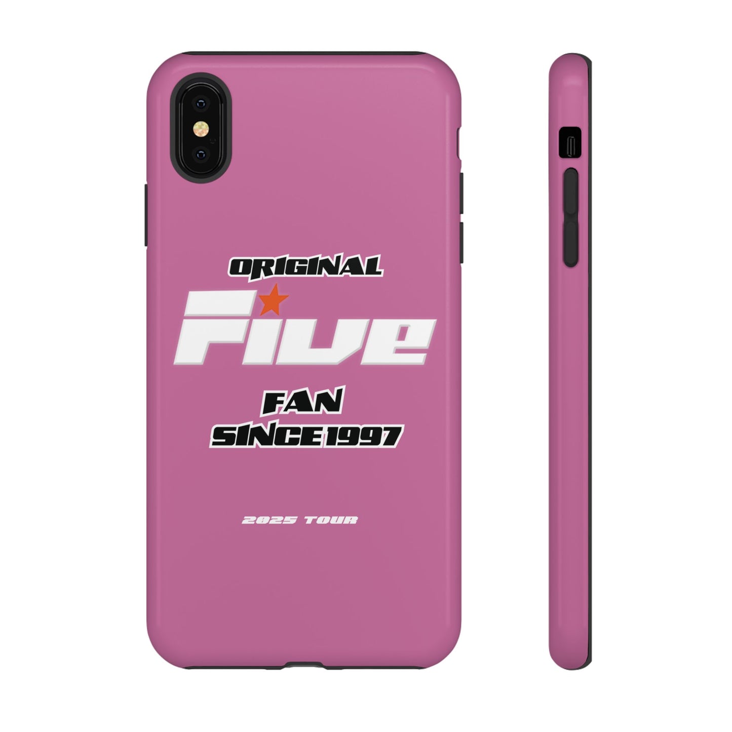 Original Five Fan Tough Case - 2025 Tour Edition unofficial Five boyband 5ive merchandise