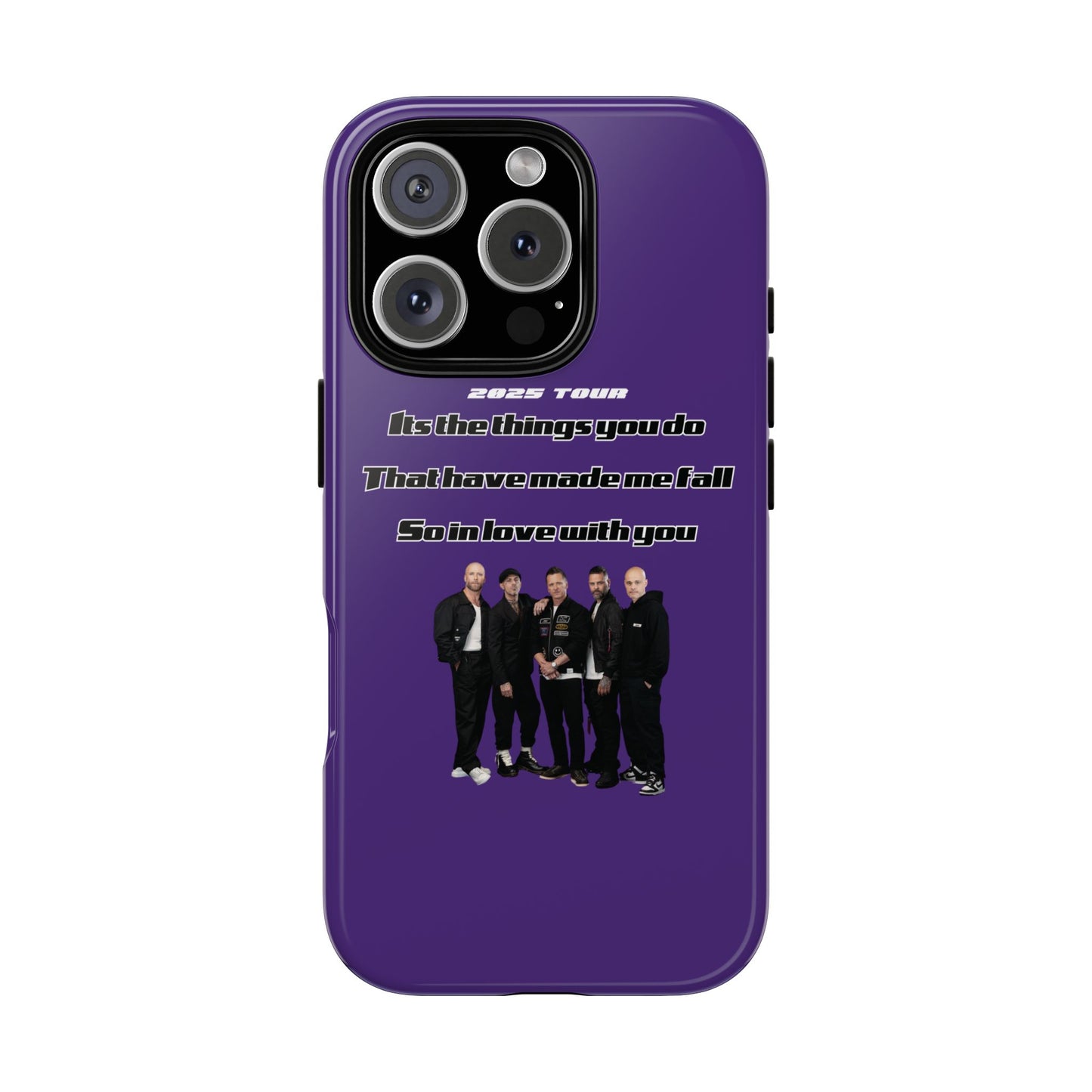 Original Five Fan Tough Case - 2025 Tour Edition unofficial Five boyband 5ive merchandise