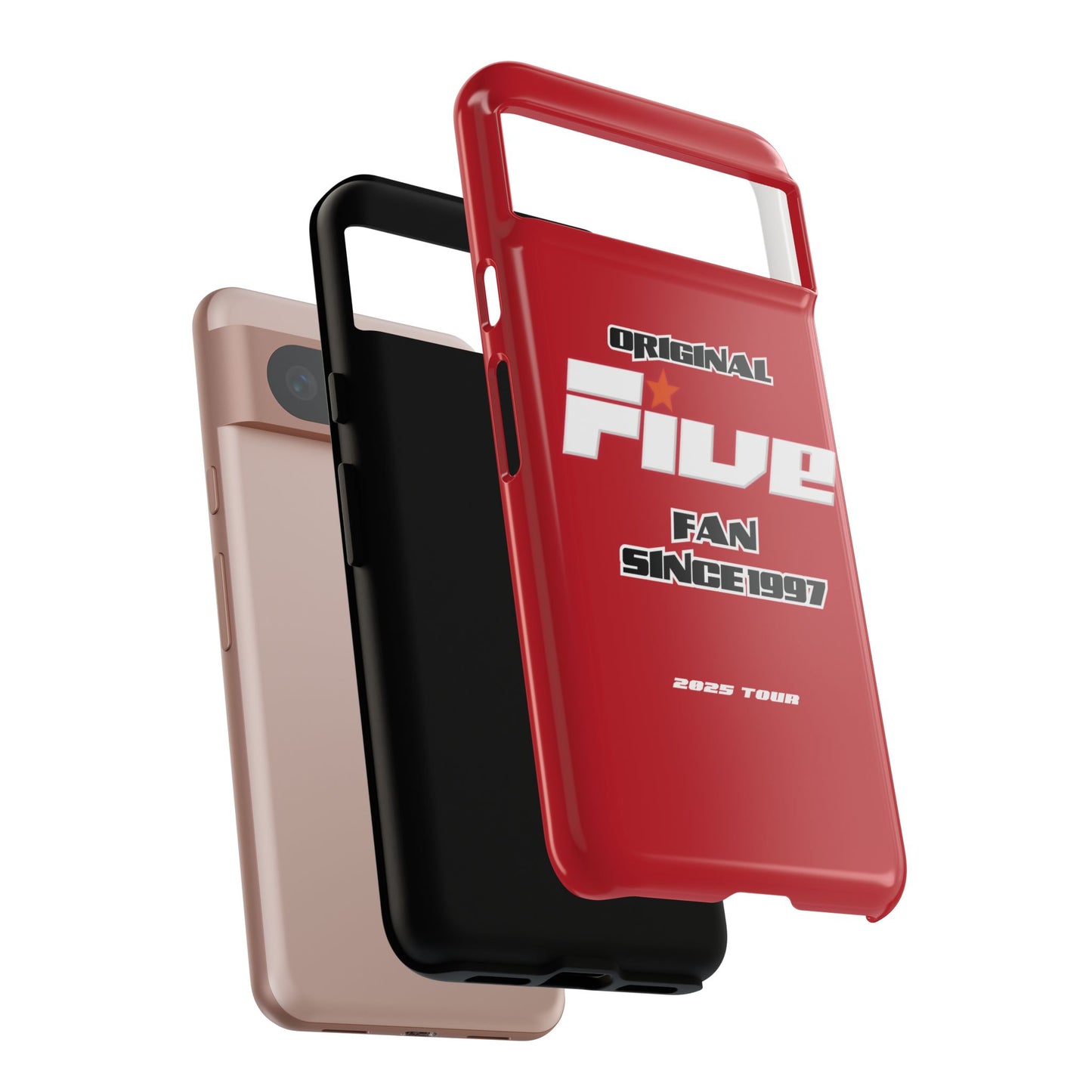 Original Five Fan Tough Case - 2025 Tour Edition unofficial Five boyband 5ive merchandise