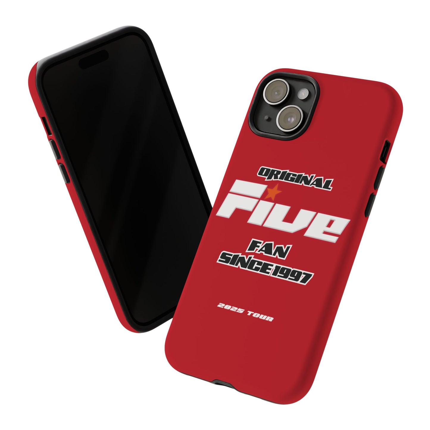 Original Five Fan Tough Case - 2025 Tour Edition unofficial Five boyband 5ive merchandise