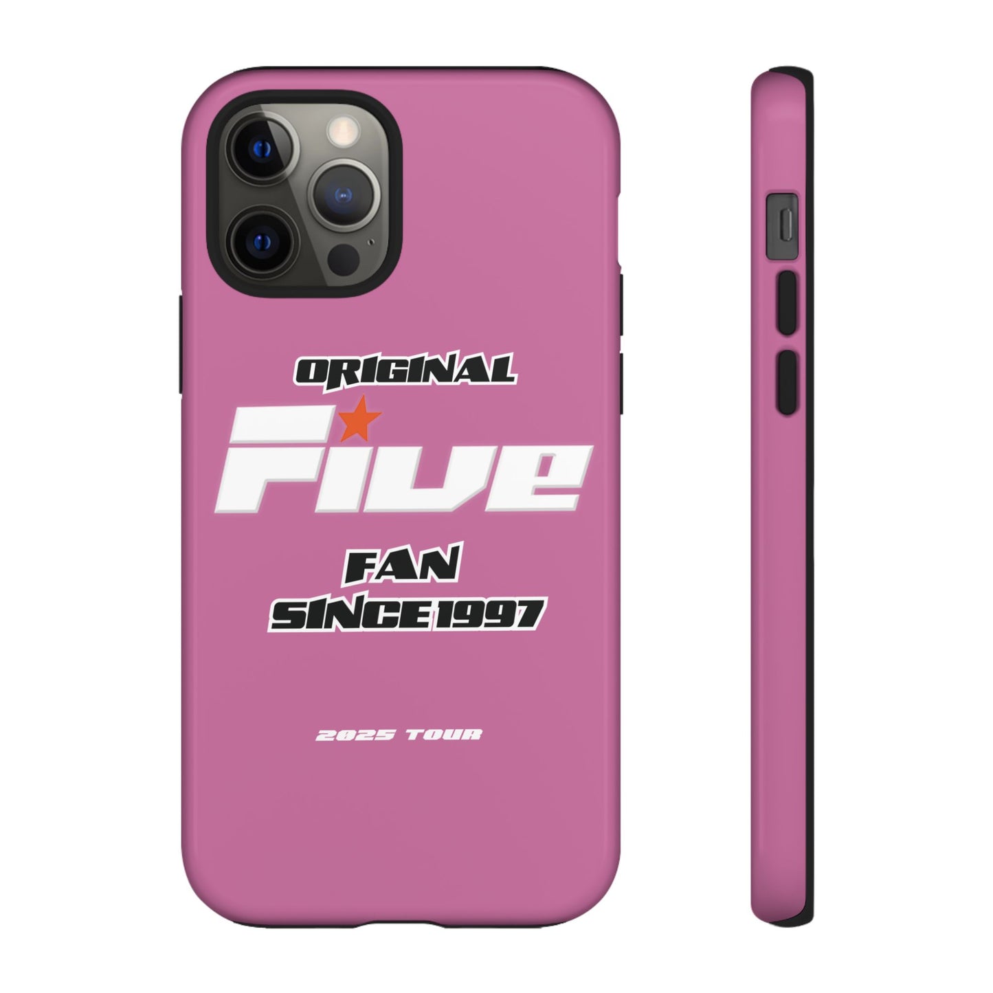 Original Five Fan Tough Case - 2025 Tour Edition unofficial Five boyband 5ive merchandise