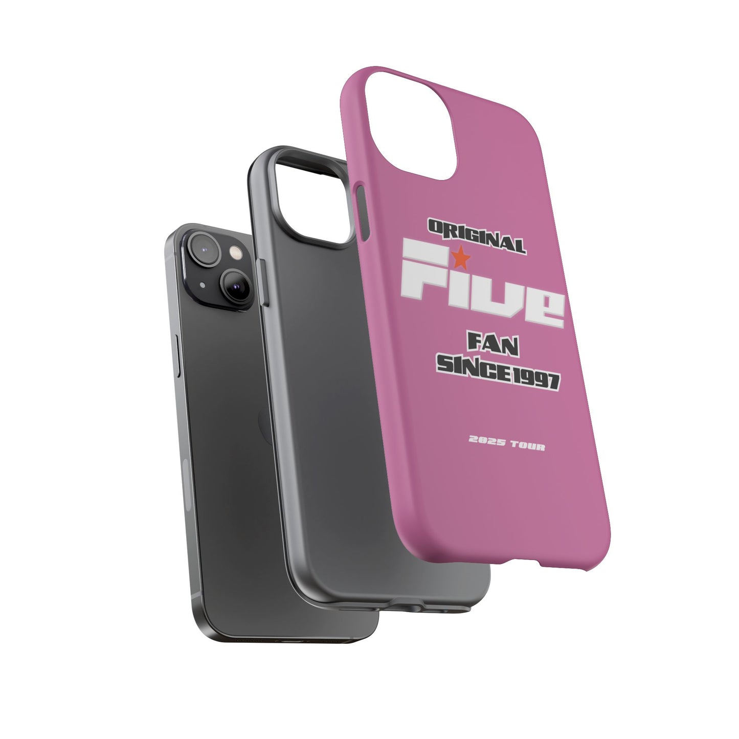 Original Five Fan Tough Case - 2025 Tour Edition unofficial Five boyband 5ive merchandise