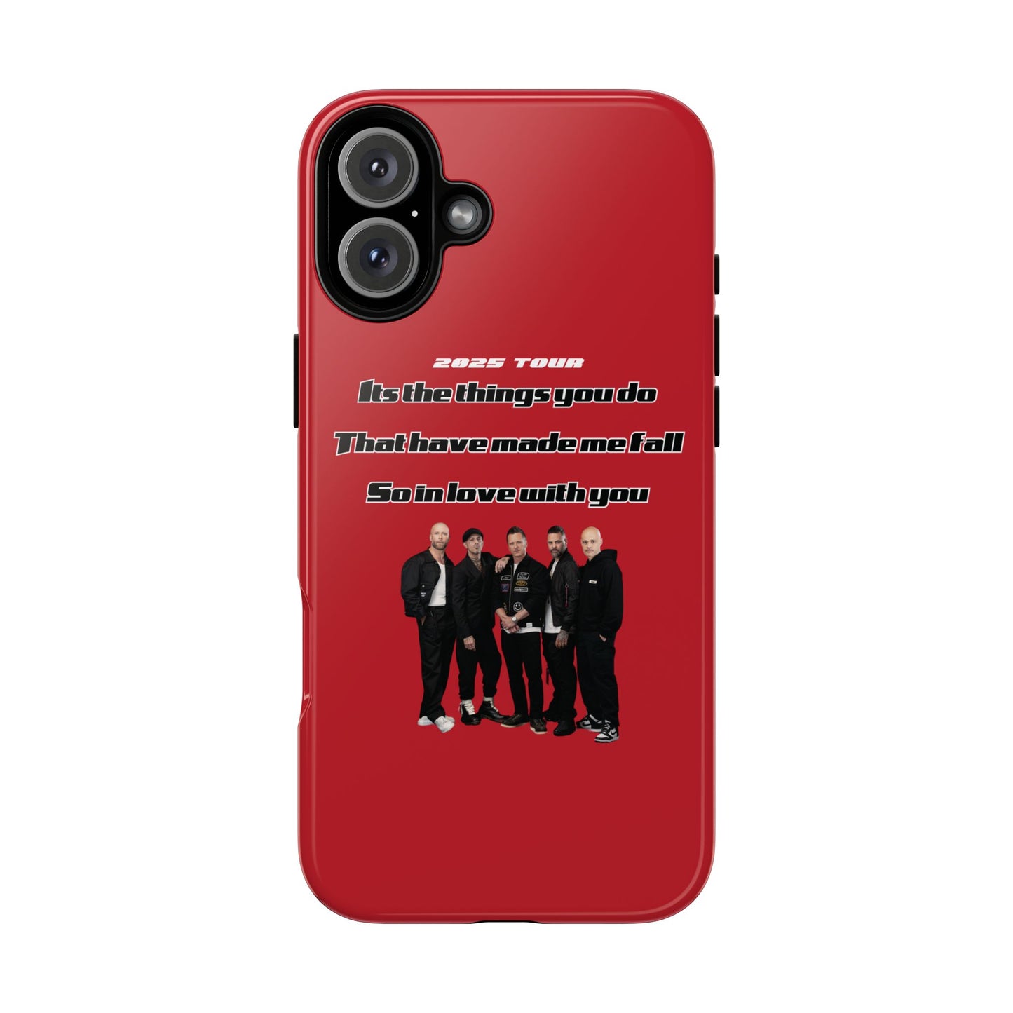 Original Five Fan Tough Case - 2025 Tour Edition unofficial Five boyband 5ive merchandise