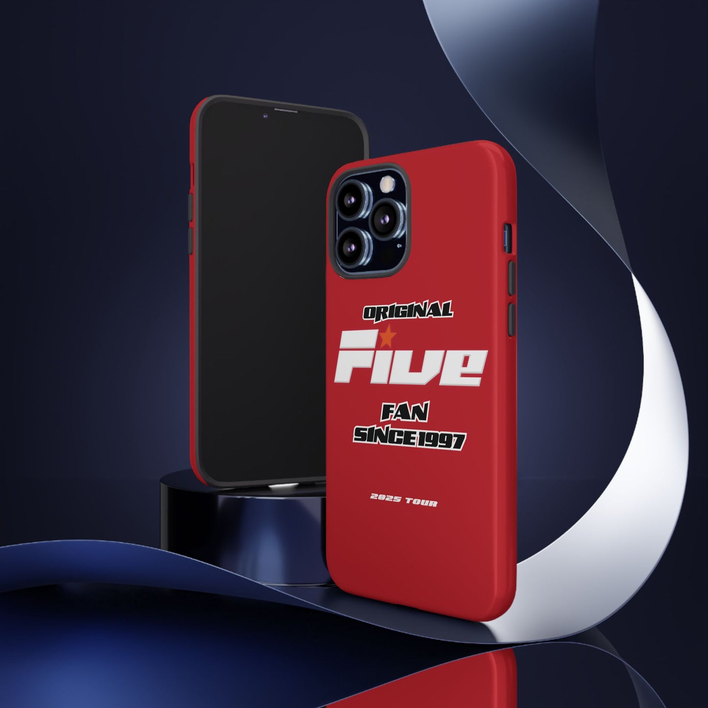 Original Five Fan Tough Case - 2025 Tour Edition unofficial Five boyband 5ive merchandise