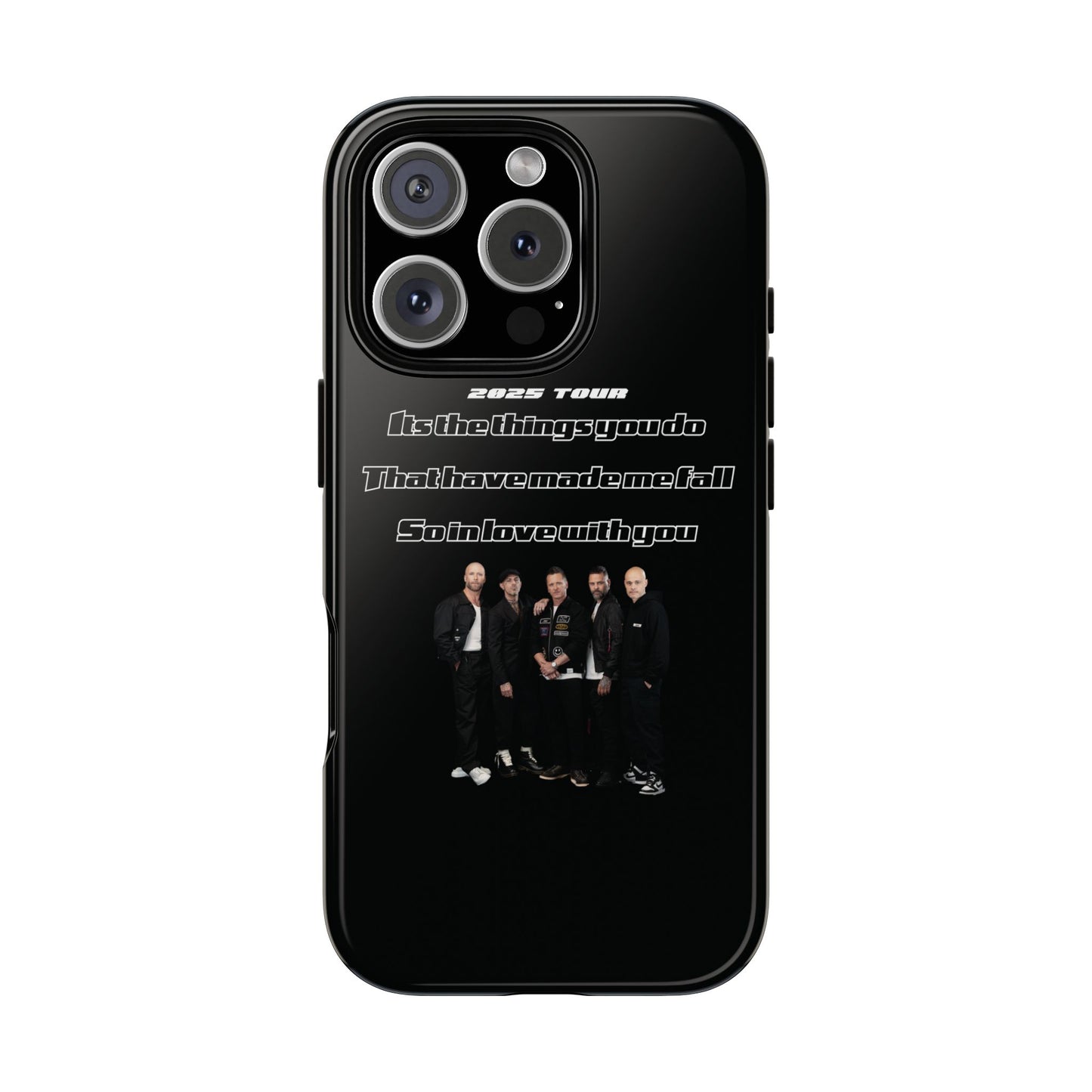 Original Five Fan Tough Case - 2025 Tour Edition unofficial Five boyband 5ive merchandise