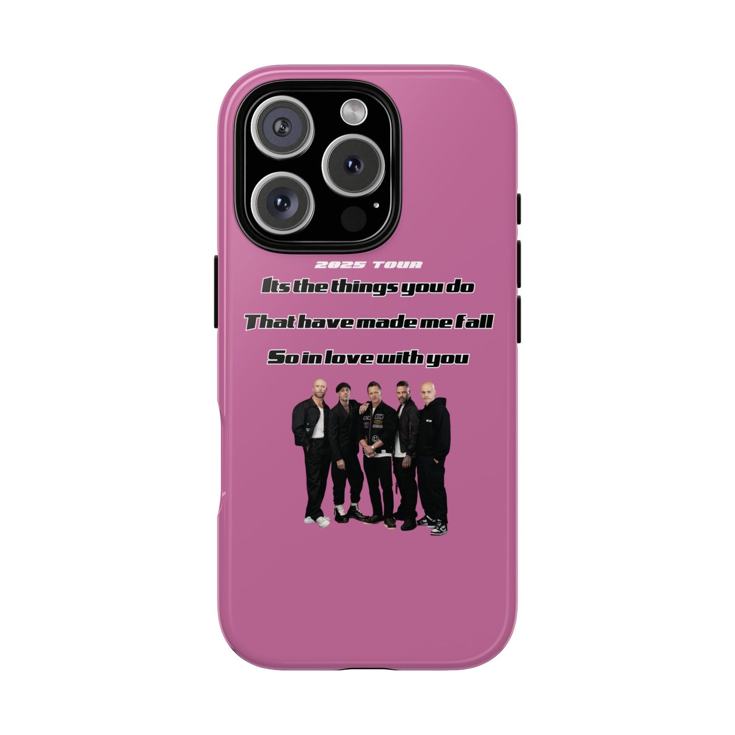 Original Five Fan Tough Case - 2025 Tour Edition unofficial Five boyband 5ive merchandise