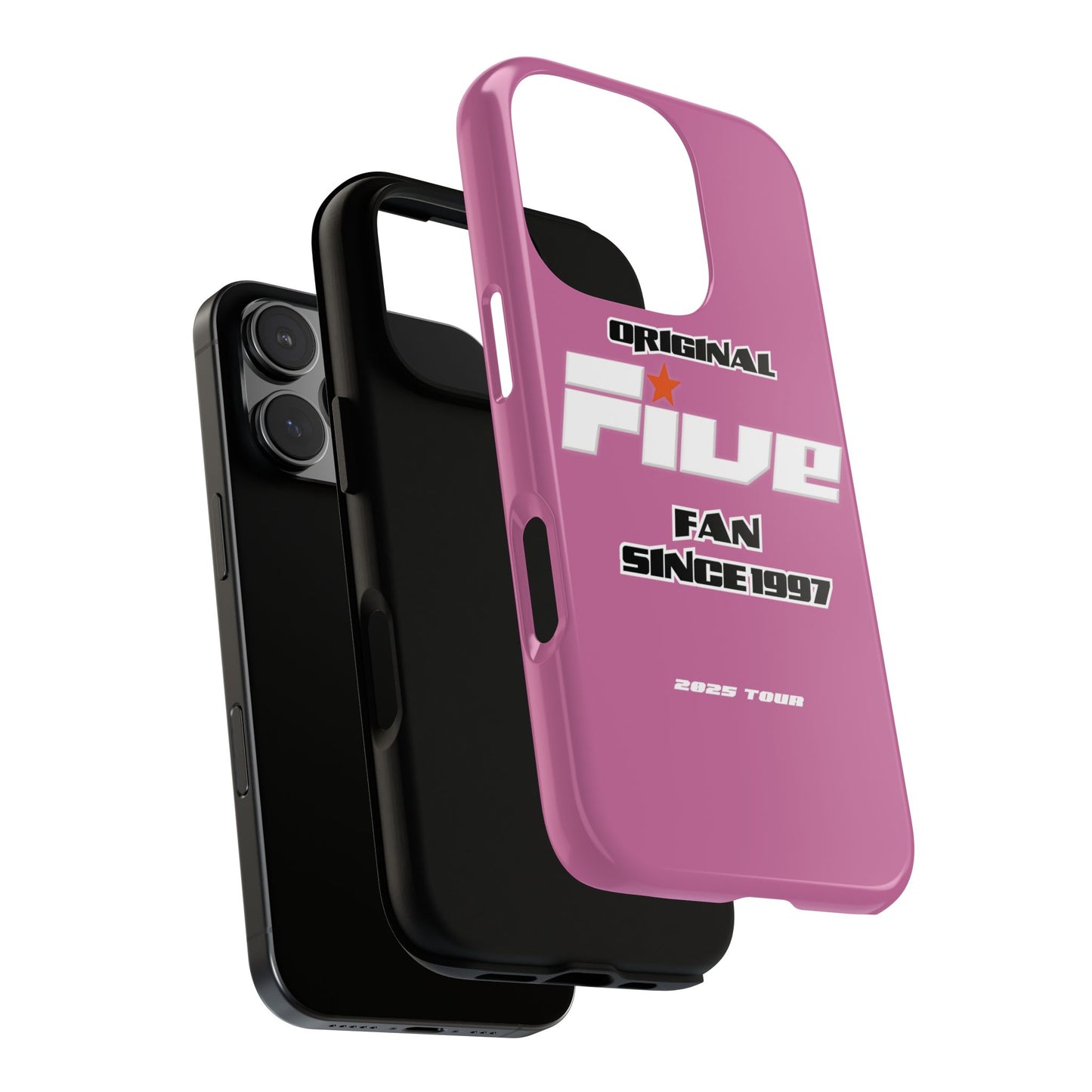 Original Five Fan Tough Case - 2025 Tour Edition unofficial Five boyband 5ive merchandise