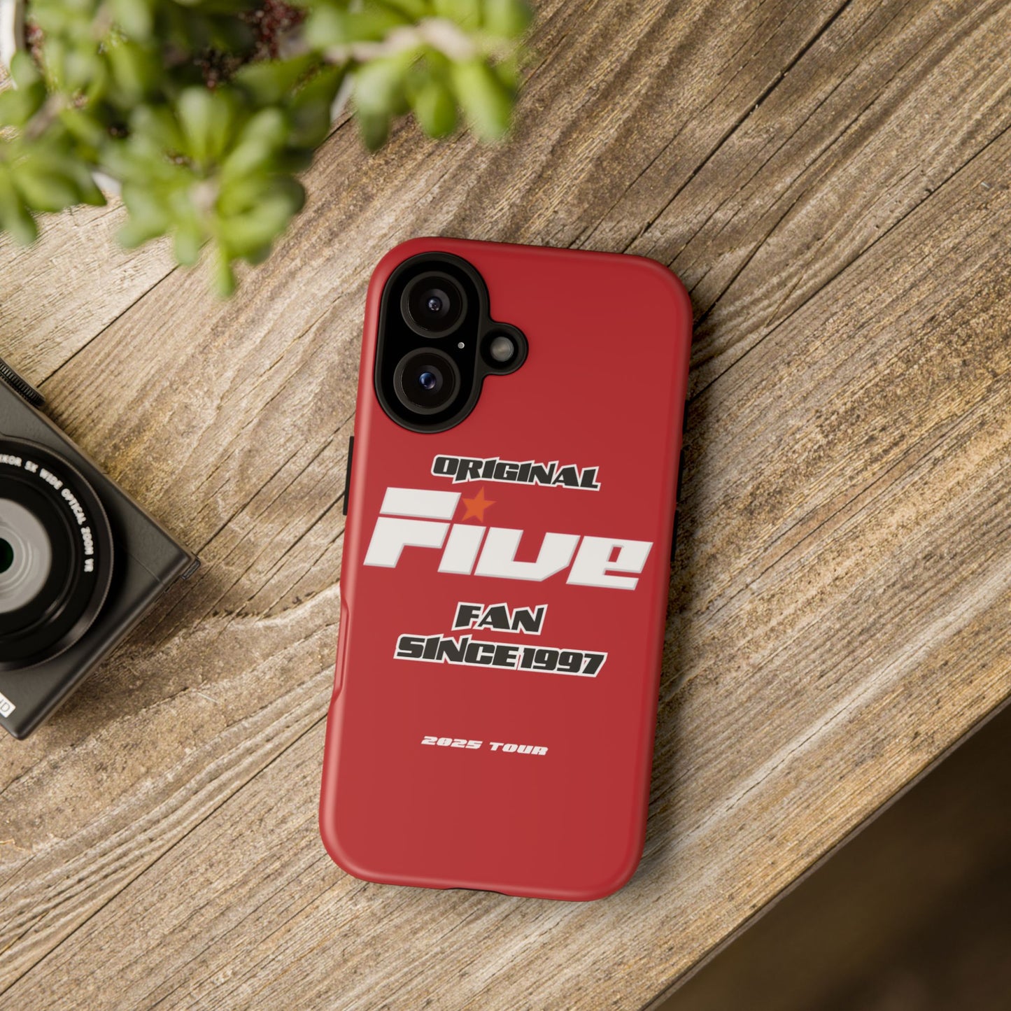 Original Five Fan Tough Case - 2025 Tour Edition unofficial Five boyband 5ive merchandise
