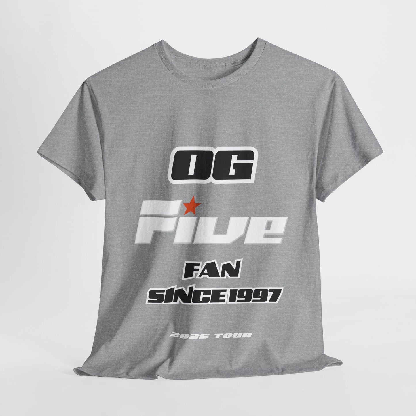 Original FIVE tshirt 2025 tour 5ive Five's at the o2 tour merchandise concert mothers day tee t-shirt original five fans boy band nostalgia