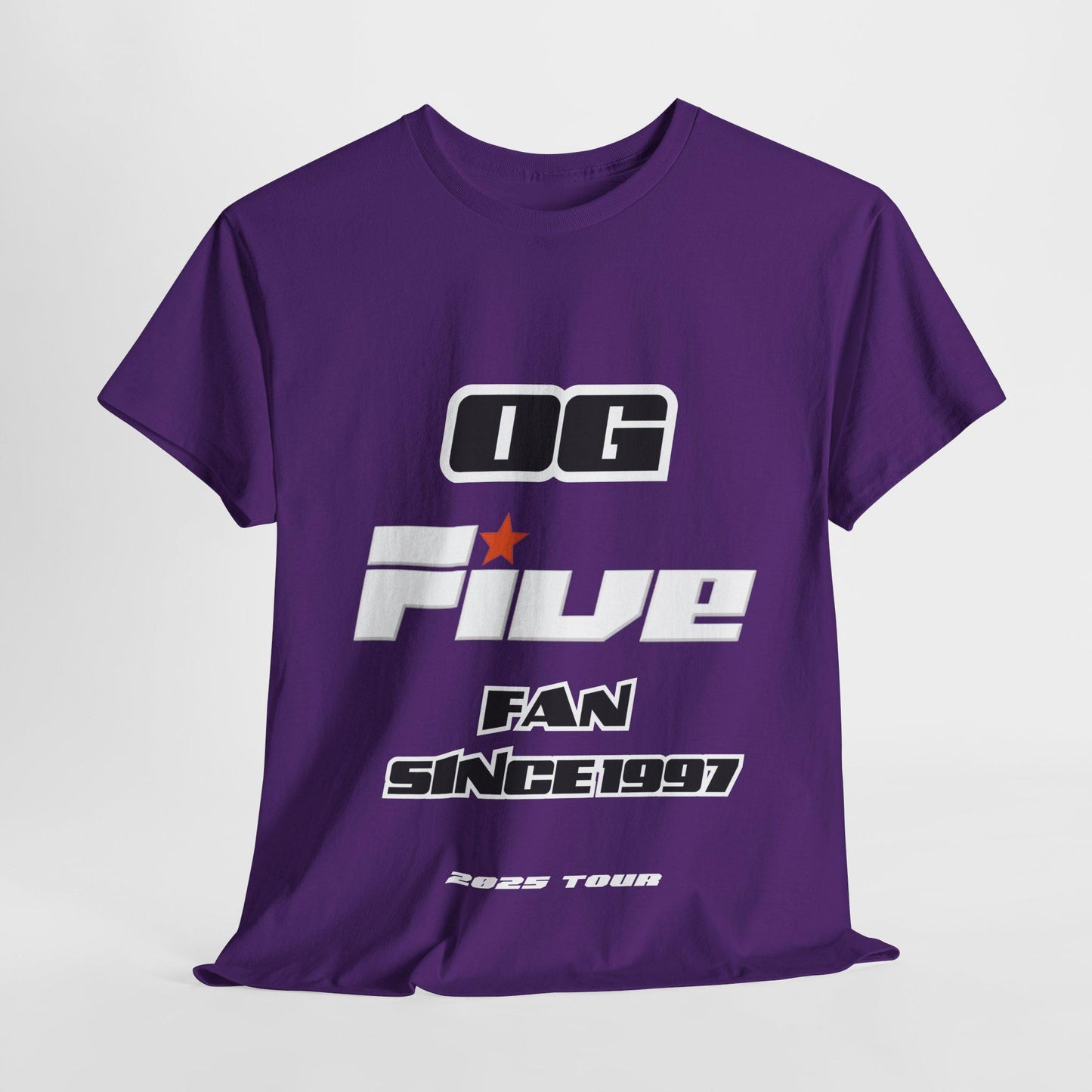 Original FIVE tshirt 2025 tour 5ive Five's at the o2 tour merchandise concert mothers day tee t-shirt original five fans boy band nostalgia