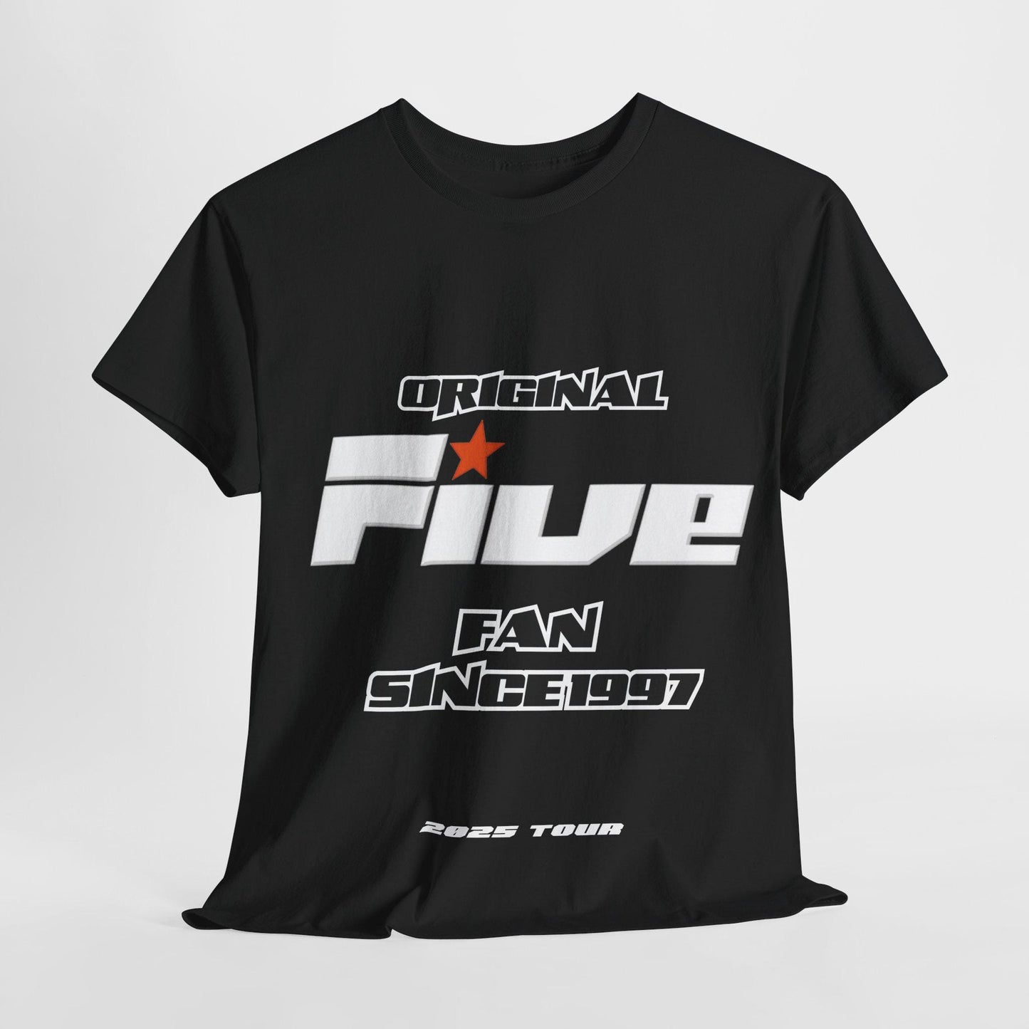 FIVE tshirt 2025 tour 5ive Five's at the o2 tour merchandise concert mothers day tee t-shirt original five fans boy band nostalgia