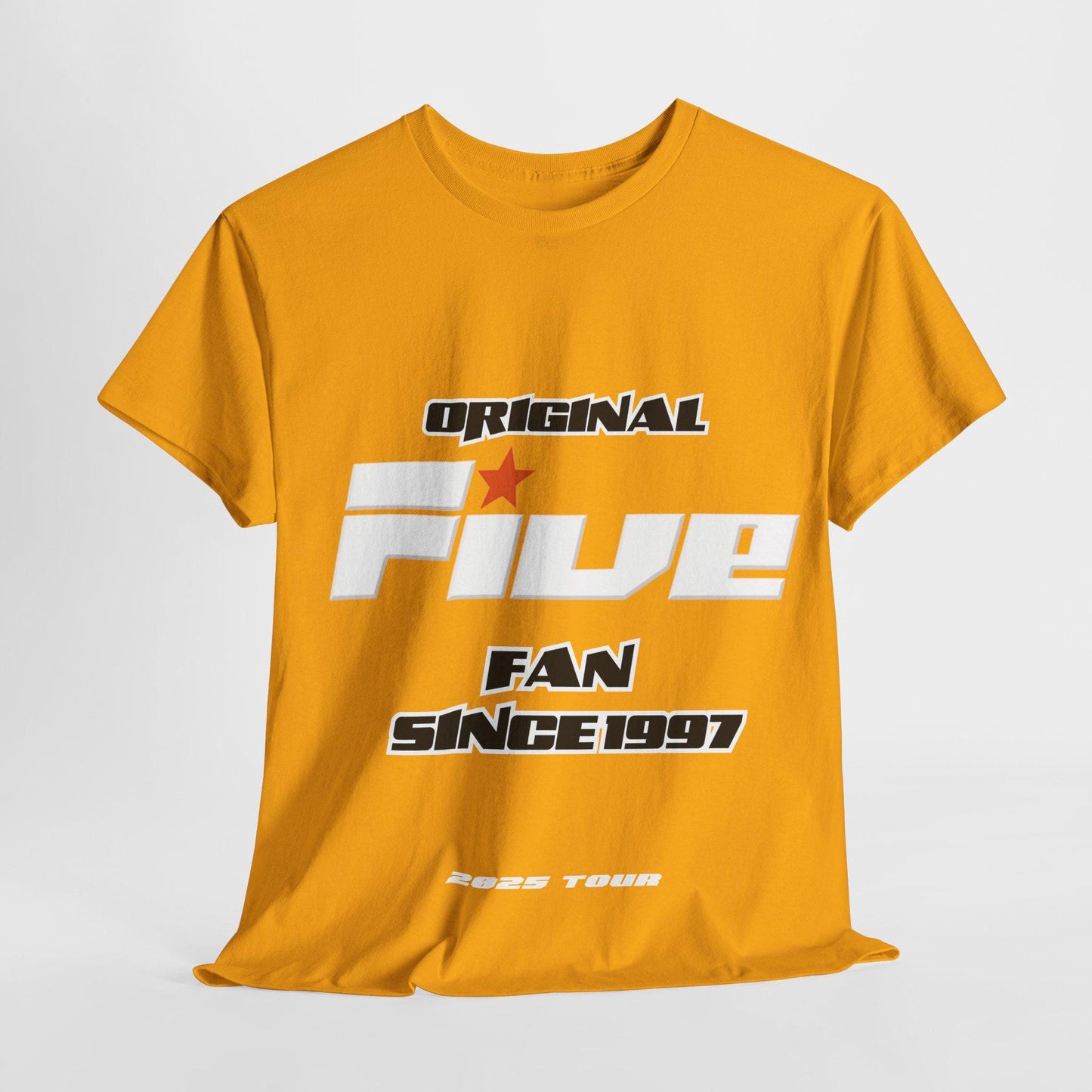 FIVE tshirt 2025 tour 5ive Five's at the o2 tour merchandise concert mothers day tee t-shirt original five fans boy band nostalgia