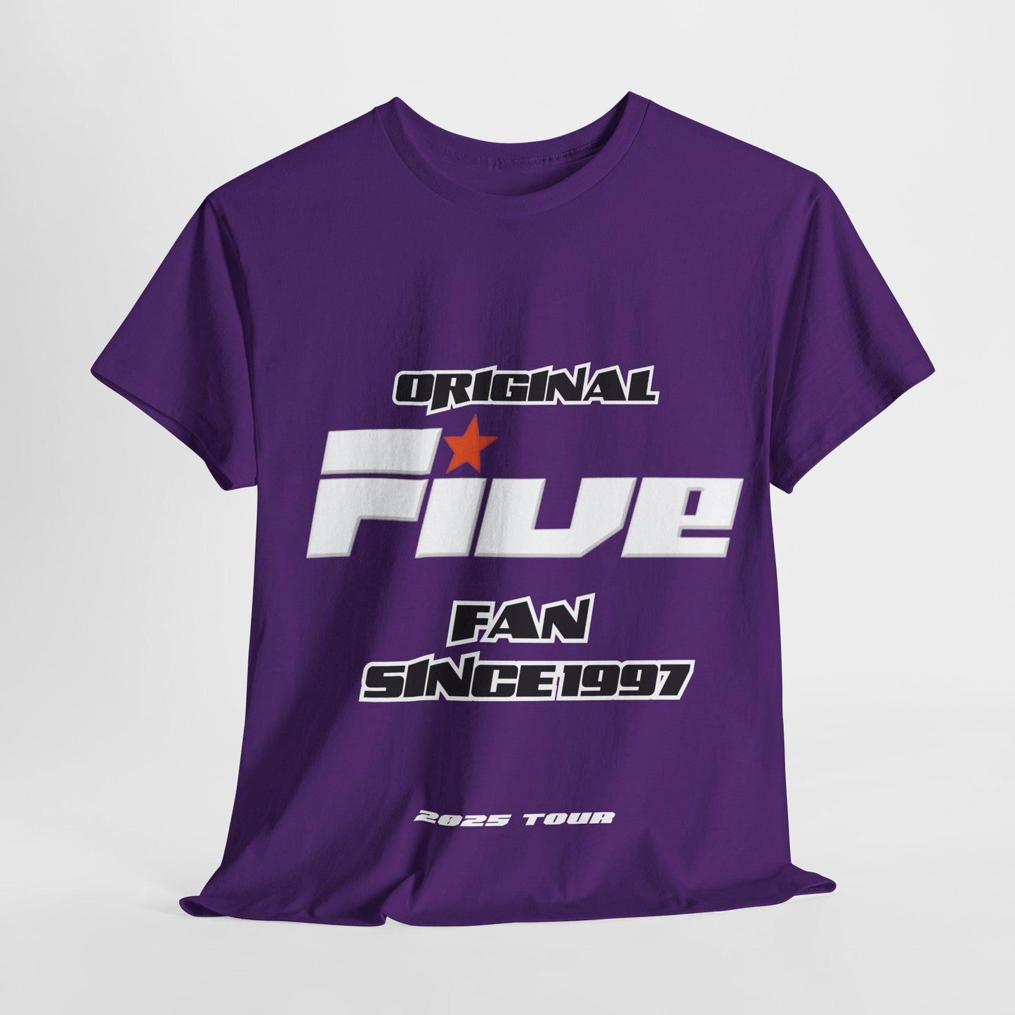 FIVE tshirt 2025 tour 5ive Five's at the o2 tour merchandise concert mothers day tee t-shirt original five fans boy band nostalgia