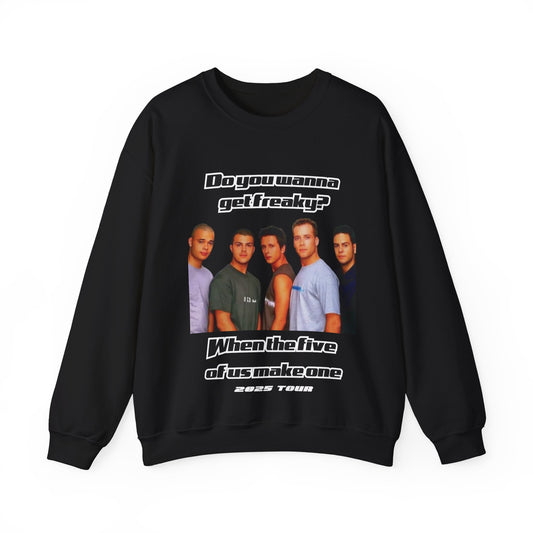 FIVE, five boy band, 5ive of us make one , 2025 tour, teenage nostalgia, original five fans Do You Wanna Get Down, funky? slam dunk da funk