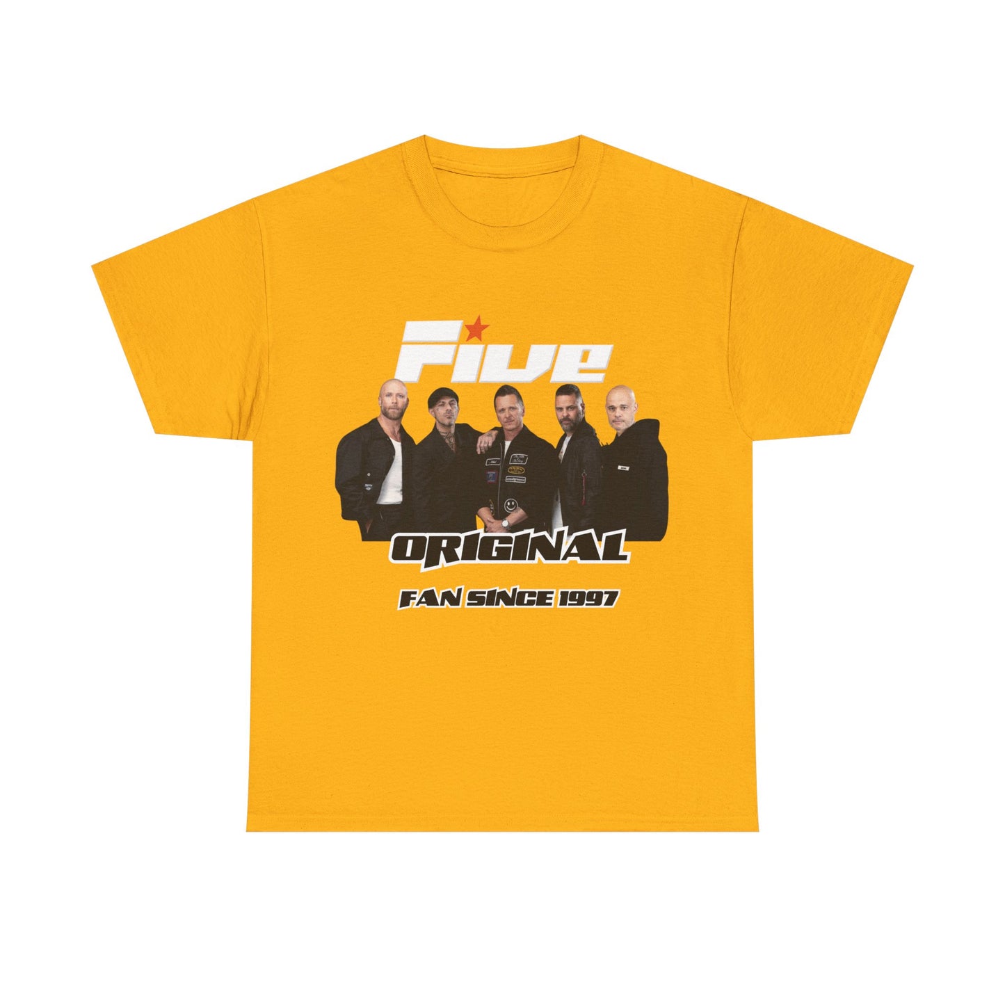 original FIVE tshirt 2025 tour 5ive Five's at the o2 tour merchandise concert tee t-shirt original five fans boy band nostalgia
