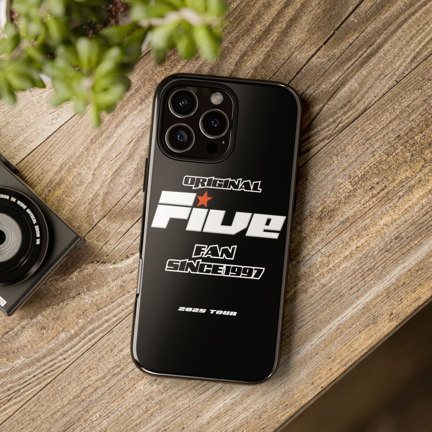 Original Five Fan Tough Case - 2025 Tour Edition unofficial Five boyband 5ive merchandise