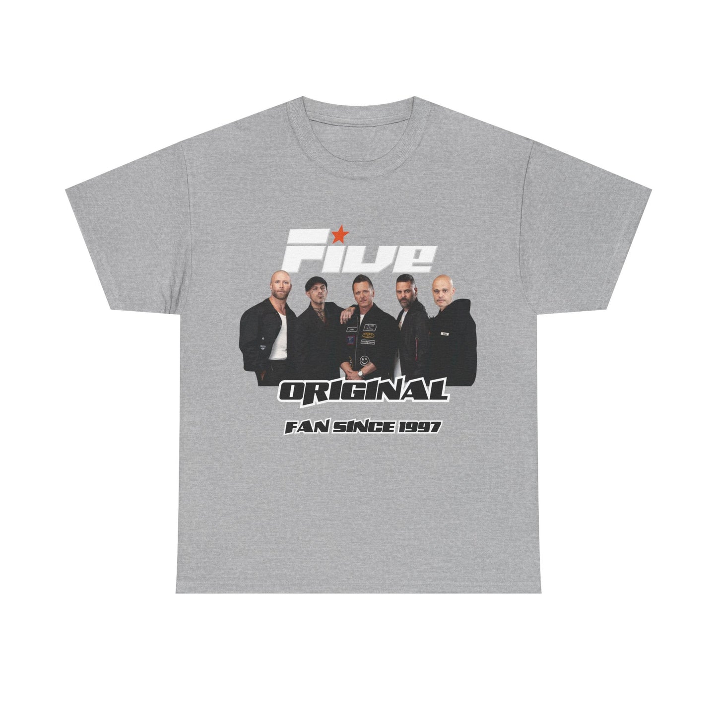 original FIVE tshirt 2025 tour 5ive Five's at the o2 tour merchandise concert tee t-shirt original five fans boy band nostalgia