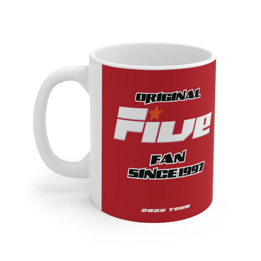Five fan 5ive boy band uk 2025 tour five boyband five unofficial merchandise mug