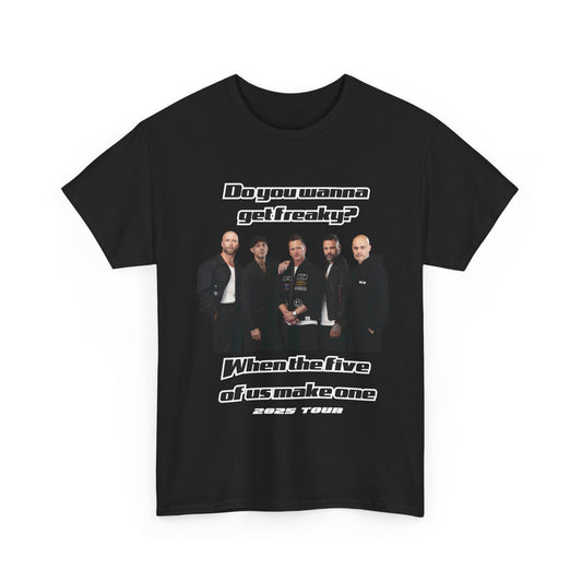 FIVE tshirt 2025 tour 5ive Five's at the o2 tour merchandise concert tee t-shirt original five fans boy band nostalgia