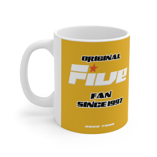 Five fan 5ive boy band uk 2025 tour five boyband five unofficial merchandise mug