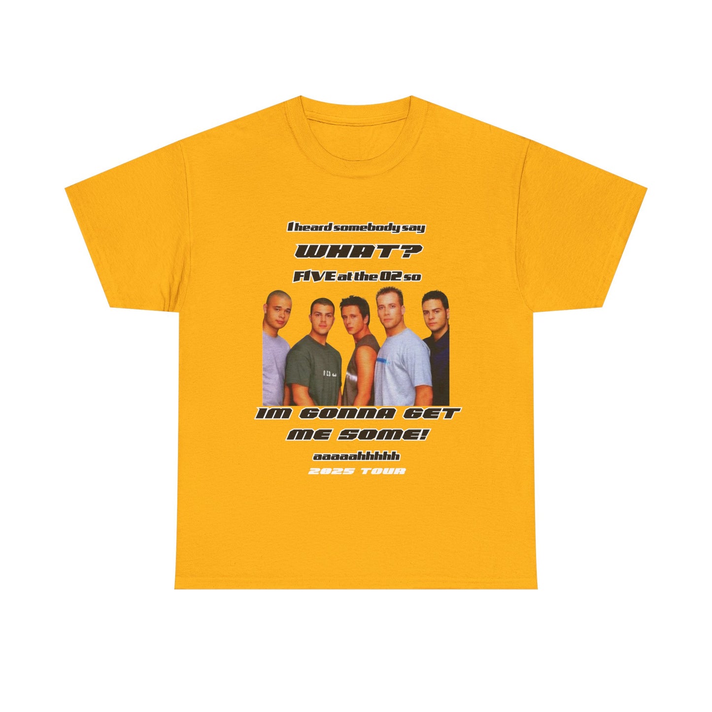 FIVE tshirt 2025 tour 5ive tee original five fans boy band nostalgia