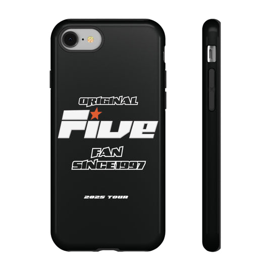 Original Five Fan Tough Case - 2025 Tour Edition unofficial Five boyband 5ive merchandise