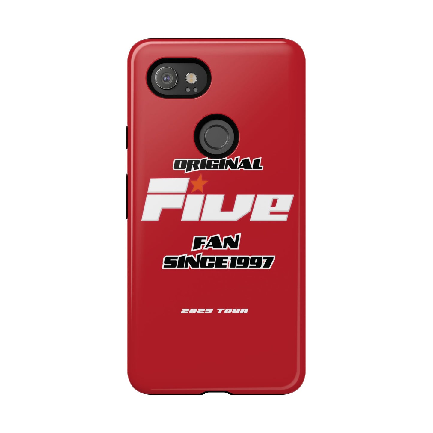 Original Five Fan Tough Case - 2025 Tour Edition unofficial Five boyband 5ive merchandise