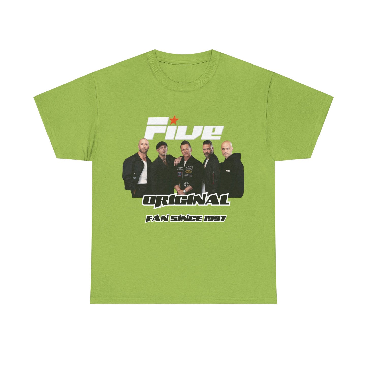 original FIVE tshirt 2025 tour 5ive Five's at the o2 tour merchandise concert tee t-shirt original five fans boy band nostalgia