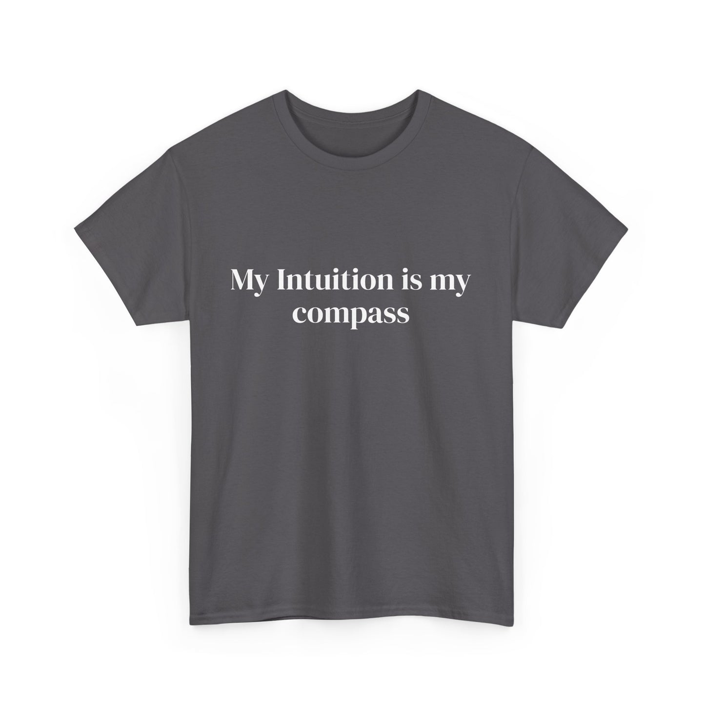 My intuition is my compass, Affirmations Tee, Motivational Quote Tee, Everyday Casual Shirt, Spiritual, mindful living empowerment t-shirt