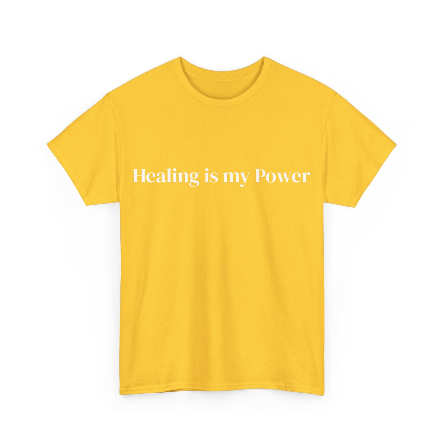 Healing is my power, Affirmations Tee, Motivational Quote Tee, Everyday Casual Shirt, Spiritual, mindful living empowerment t-shirt