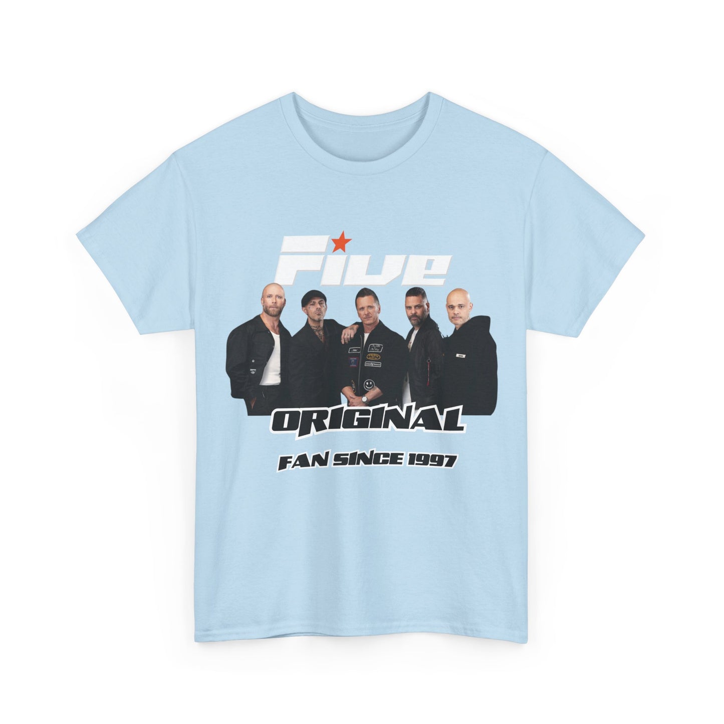 original FIVE tshirt 2025 tour 5ive Five's at the o2 tour merchandise concert tee t-shirt original five fans boy band nostalgia