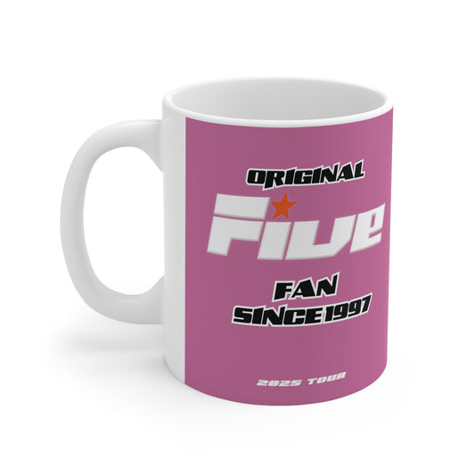 Five fan 5ive boy band uk 2025 tour five boyband five unofficial merchandise mug