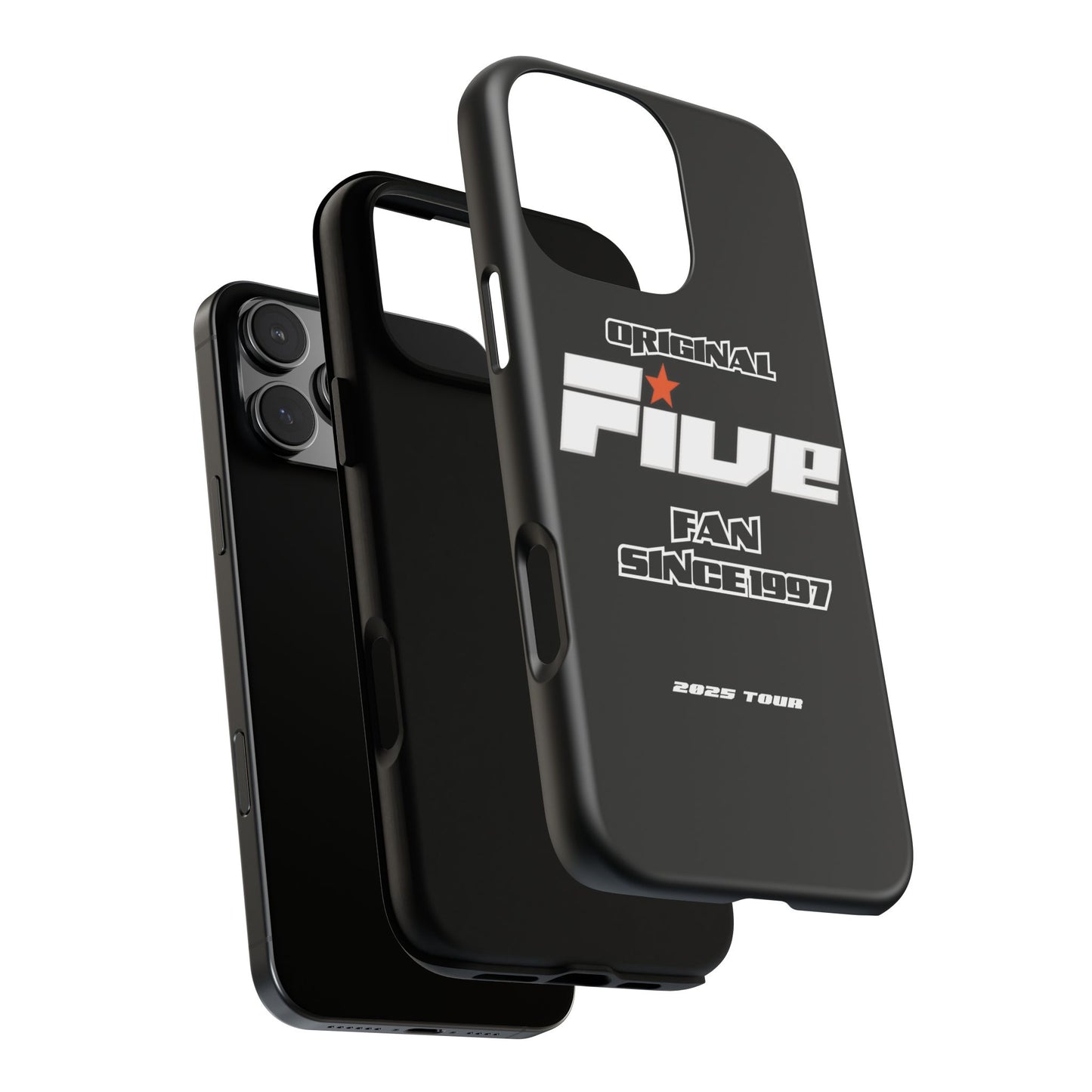 Original Five Fan Tough Case - 2025 Tour Edition unofficial Five boyband 5ive merchandise