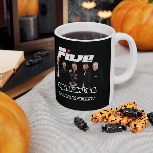 Five fan 5ive boy band uk 2025 tour five boyband five unofficial merchandise mug black