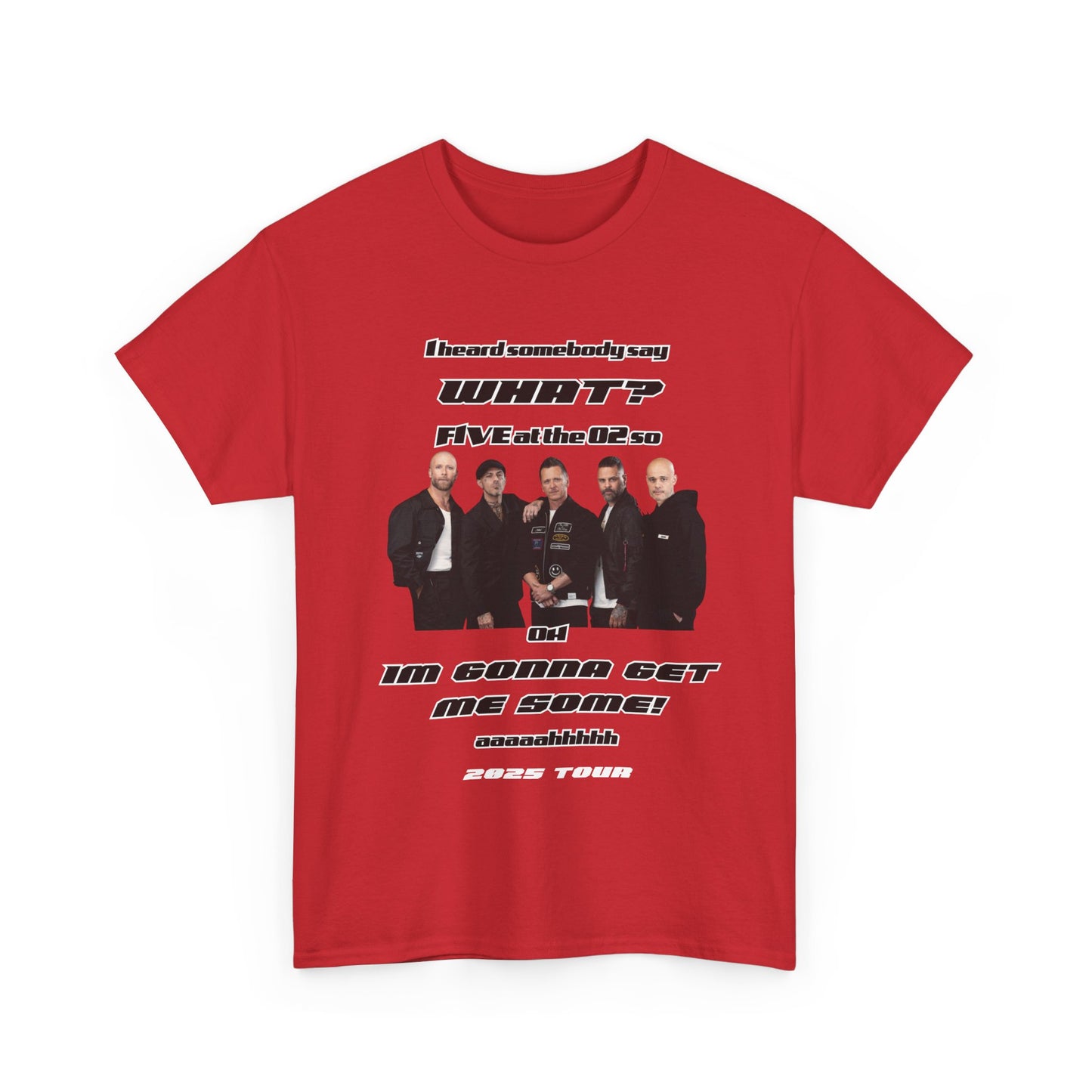 FIVE tshirt 2025 tour 5ive Five's at the o2 tour merchandise concert mothers day tee original five fans boy band nostalgia