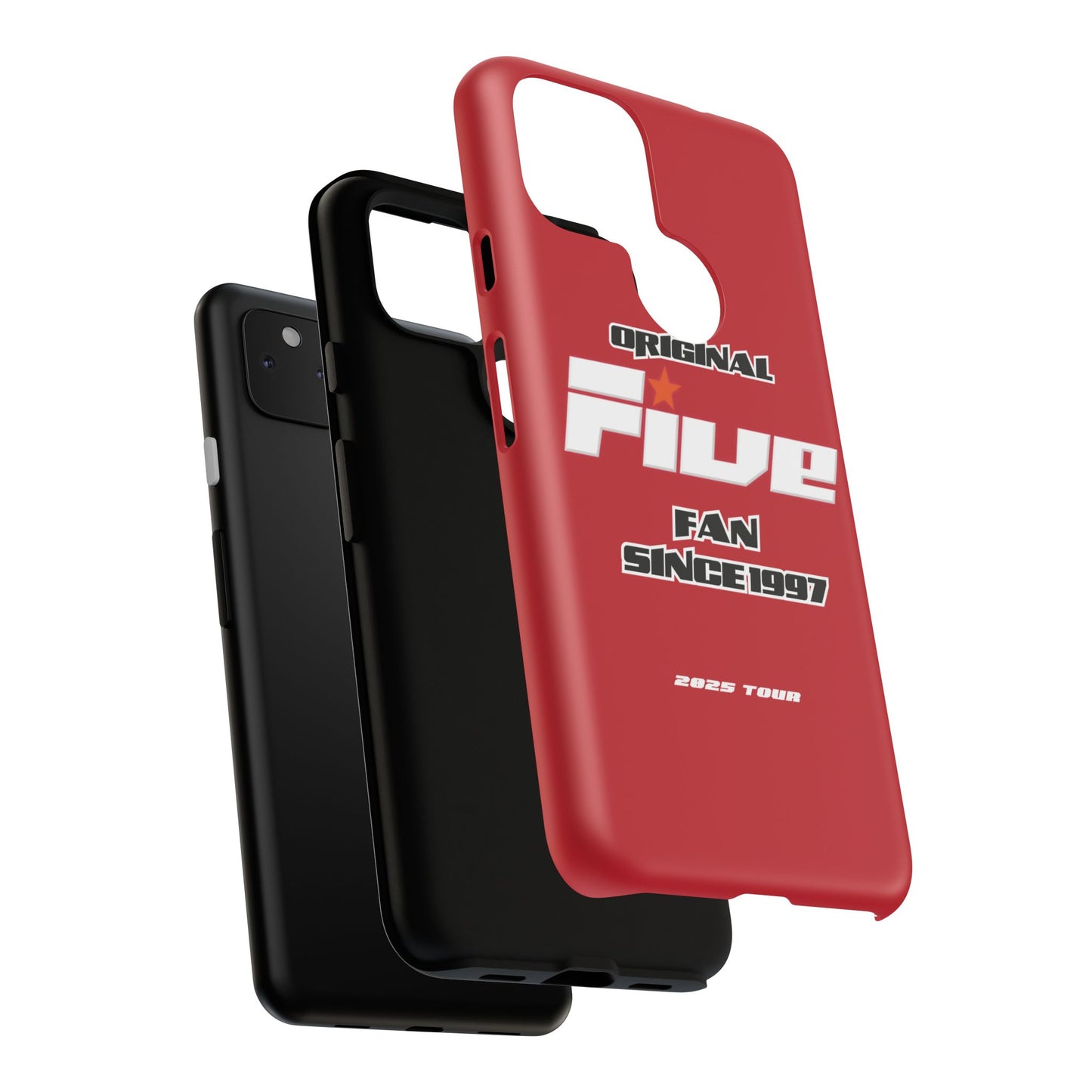 Original Five Fan Tough Case - 2025 Tour Edition unofficial Five boyband 5ive merchandise