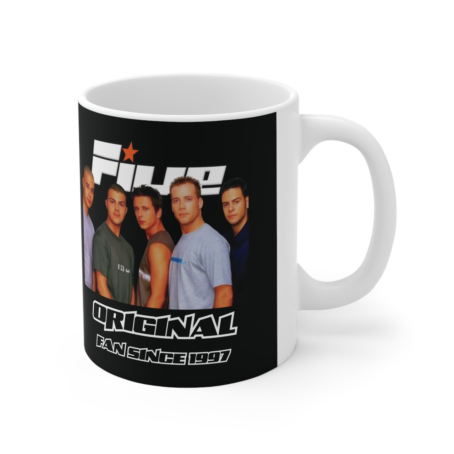Original Five fan 5ive boy band uk 2025 tour five boyband five merchandise mug black