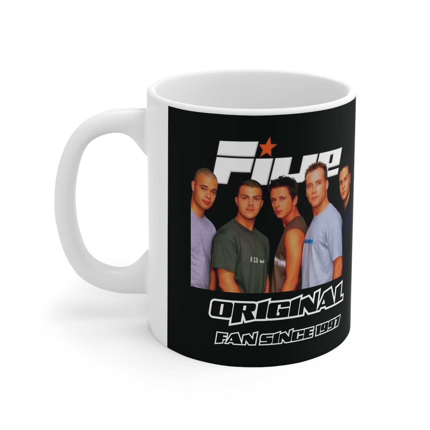 Original Five fan 5ive boy band uk 2025 tour five boyband five merchandise mug black