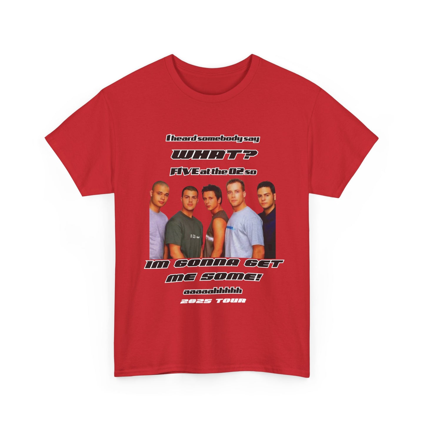 FIVE tshirt 2025 tour 5ive tee original five fans boy band nostalgia