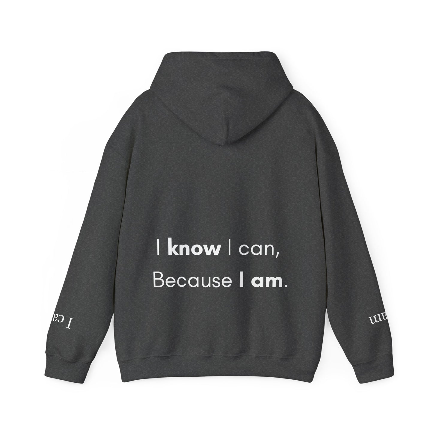 Empowering Affirmation Hoodie "I KNOW I can, Because I AM."