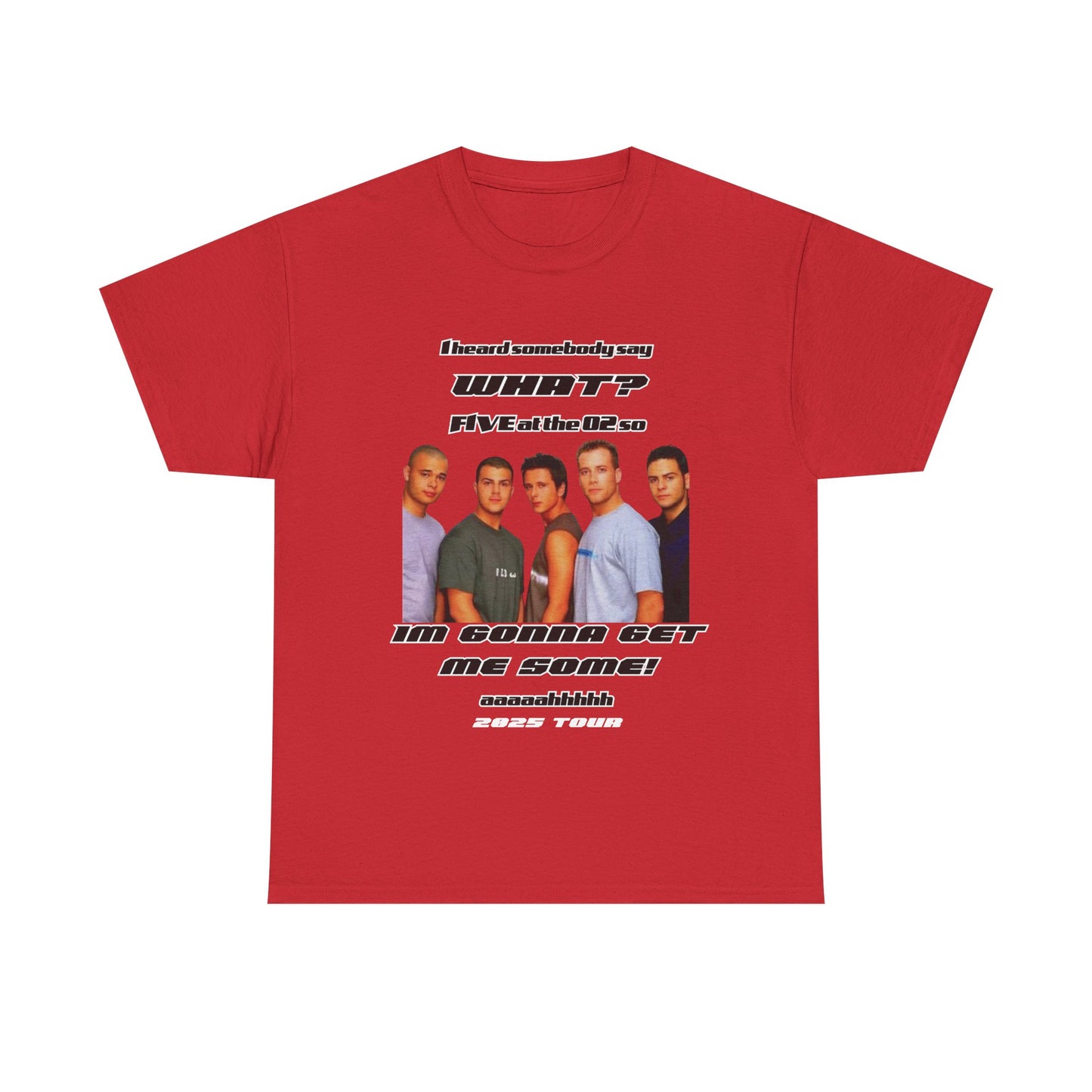 FIVE tshirt 2025 tour 5ive tee original five fans boy band nostalgia