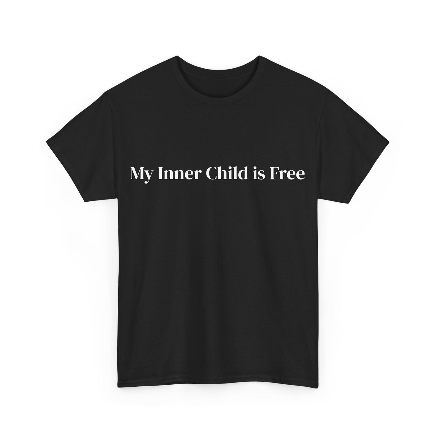 My Inner Child is Free, Affirmations Tee, Motivational Quote Tee, Everyday Casual Shirt, Spiritual, mindful living empowerment t-shirt