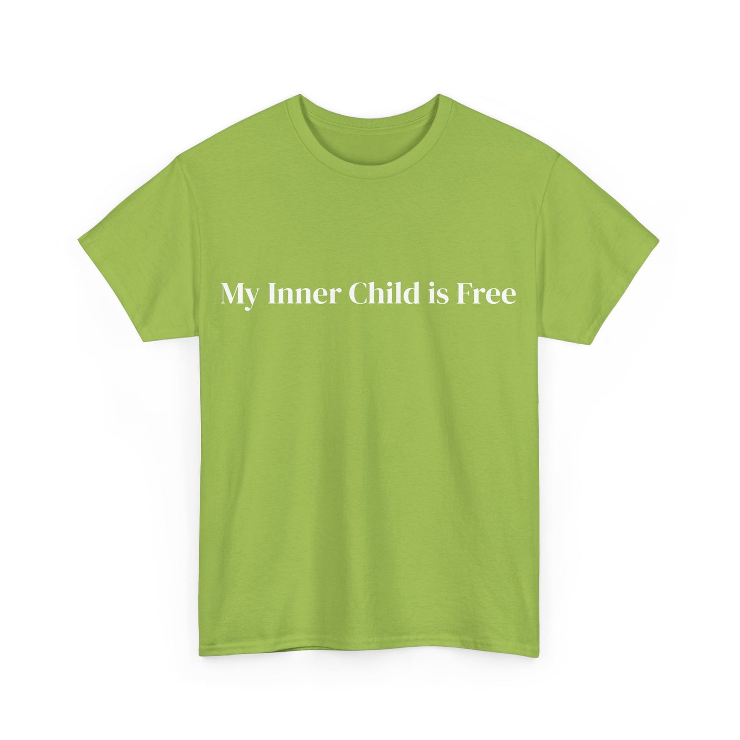 My Inner Child is Free, Affirmations Tee, Motivational Quote Tee, Everyday Casual Shirt, Spiritual, mindful living empowerment t-shirt